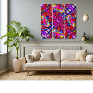 Unique Purple  Abstract Marble liquified Wall Art