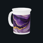 Unique Purple Alcohol Ink Jumbo Ceramic Mug Beverage Pitcher<br><div class="desc">Unique Purple Alcohol Ink Jumbo Ceramic Mug</div>
