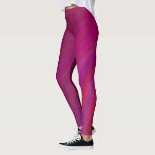 Unique Purple Leggings with Smooth Background