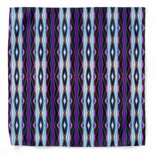 Unique Purple Pattern Bandana