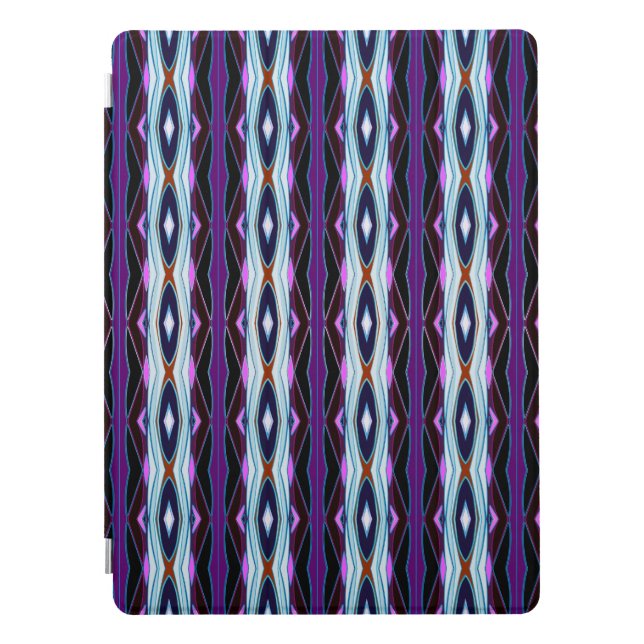 Unique Purple Pattern iPad Pro Cover (Front)