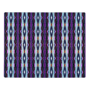 Unique Purple Pattern Jigsaw Puzzle