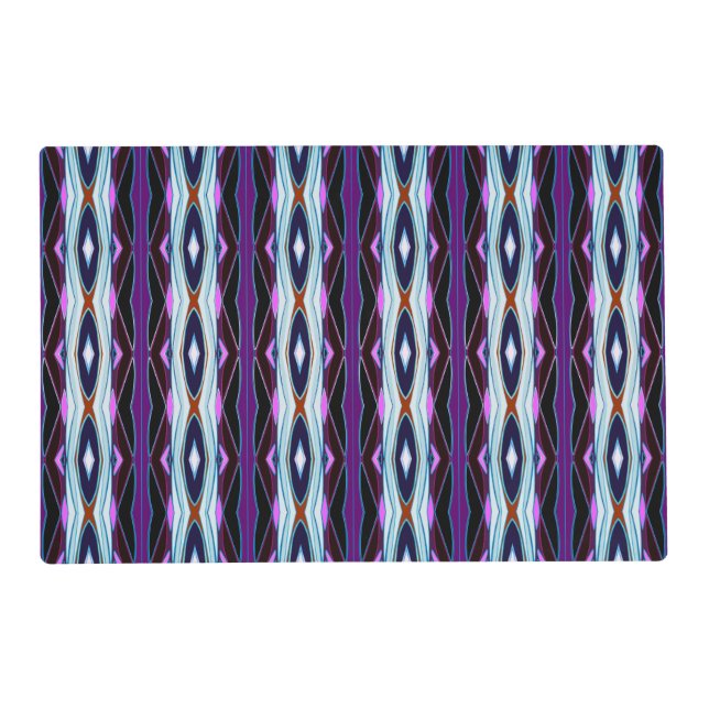 Unique Purple Pattern Placemat (Front)