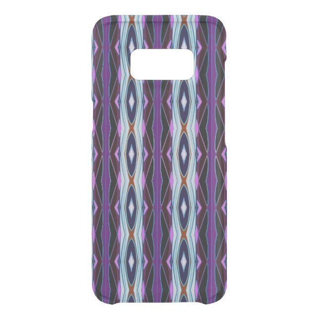 Unique Purple Pattern Uncommon Samsung Galaxy Case (Back)