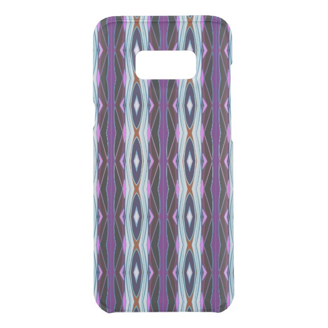 Unique Purple Pattern Uncommon Samsung Galaxy Case (Back)