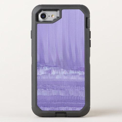 Unique Purple White Abstract  OtterBox Defender iPhone SE87 Case