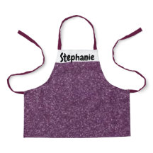 Unique Purple & White Sparkly Kids Custom Name