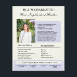 Unique Real Estate Introduction Marketing  Flyer<br><div class="desc">Unique Real Estate Introduction Marketing Flyer features photo template & text template in pastel color background.A perfect promotional item for real estate agent, realtor as real estate door knocking flyers or as real estate marketing flyers .Please click on the personalize button to customize it with your text and photo.Kindly visit...</div>