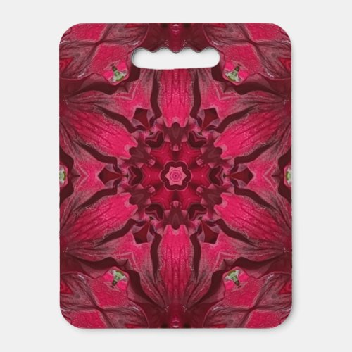 Unique Red Abstract Seat Cushion