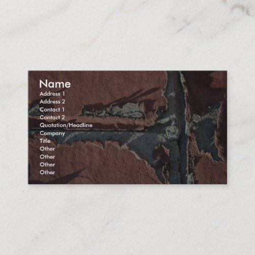 Unique Red Brick (Close-up) Business Cards