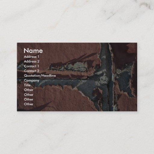Customizable Unique Red Brick (Close-up) Business Cards