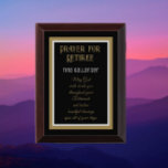 Unique Retiree's Prayer custom gift Plaque<br><div class="desc">Happy retirement gift.</div>