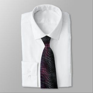 Unique Retirement Gifts For Husband Crocodile Skin Neck Tie