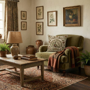 unique  retro pattern  oriental  motifs vintage  throw pillow