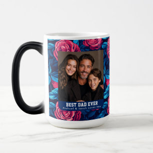 Unique Rose Bouquet First Time Dad Day Ceramic Color Morph Mug