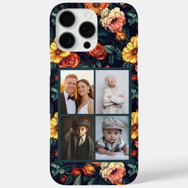 Unique Rose Customizable Photo Iphone Case For You (Back)