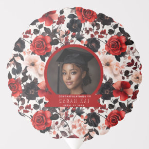 Unique Rose Lover Mom Graduation Balloon
