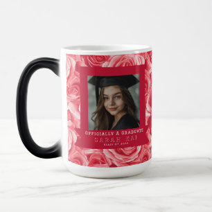 Unique Rose Pattern Graduation Color Morph Mug