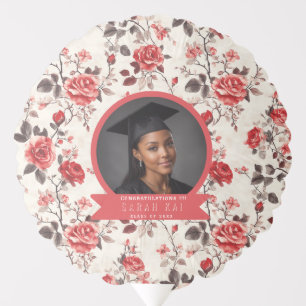 Unique Rose Petals Graduating Class Balloon