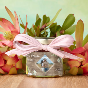 Unique Rustic Country Western Boho Honey Jar Favors