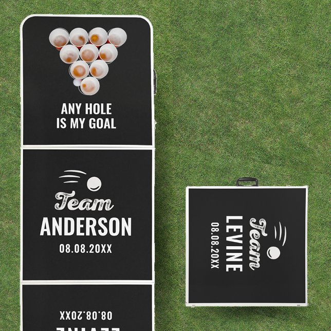 Unique Rustic Minimalist Black Beer Pong Table  (Creator Uploaded)