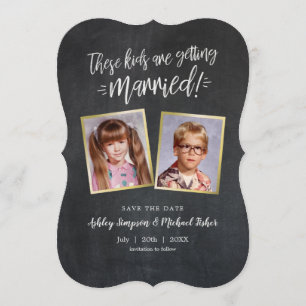 Unique Save the Dates - Old Photos Date
