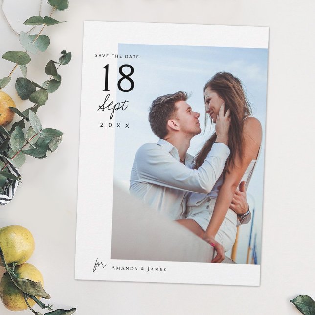 Unique Save the Dates with Photo Invitation (Creator Uploaded)