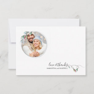 Unique Scandinavian Christmas Thank You Card