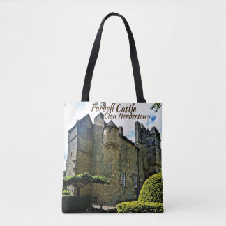 Unique Scottish Clan Henderson's Fordell Castle Tote Bag