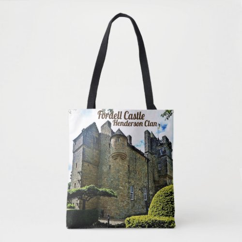 Unique Scottish Henderson Clans Fordell Castle Tote Bag