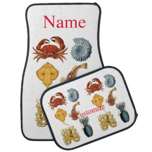 Unique Sea Beings Assortment Thunder_Cove Car Floor Mat