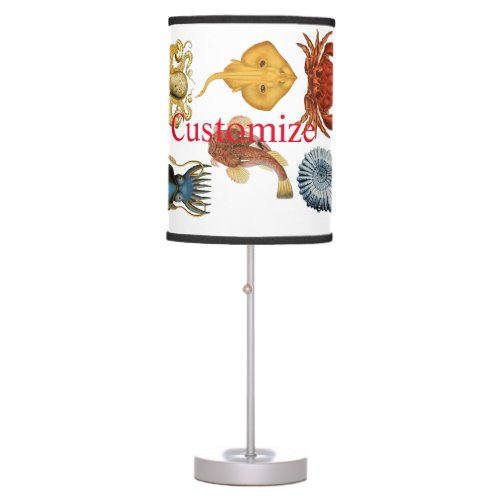 Unique Sea Beings Assortment Thunder_Cove   Table Lamp