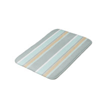 Unique Sea Foam Green White Taupe Tan Stripes
