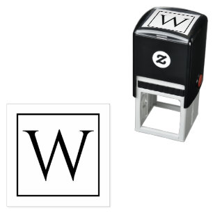 Unique Self-inking Stamp Featuring Your Monogram