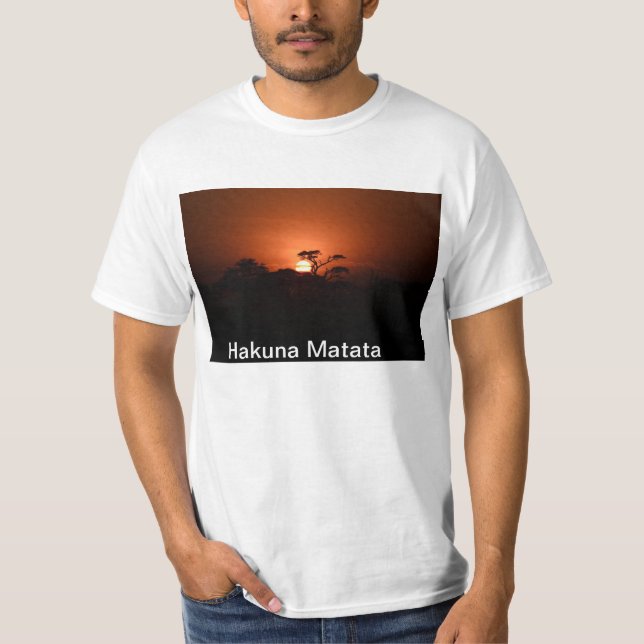 Unique Serengetti sunrise T shirt ... (Front)