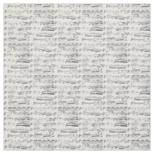 Unique Sheet Music, Musical Score Fabric