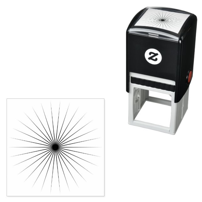 Unique Shining Star Crafted Self-inking Stamp (In Situ)