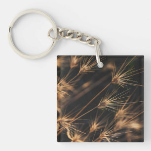 Unique Short Bursting Wild Grass Keychain
