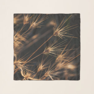 Unique Short Bursting Wild Grass Scarf