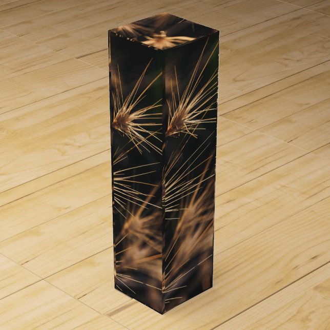 Unique Short Bursting Wild Grass Wine Box (Front)