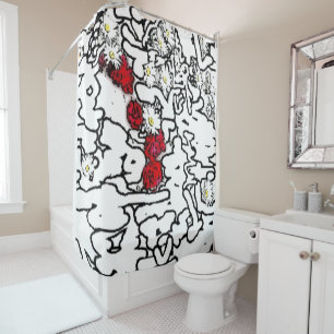 Unique shower curtain