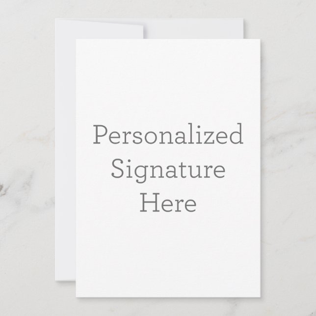 Flat Invitation, Size: 5" x 7", Paper: Signature Matte, Corner: Squared, Envelopes: White, Print Quality: Standard (Front)