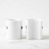 Unique simple personalized hubby and wifey mugs (Side)