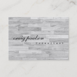Unique Simple Trendy Parquet Design Consultant Business Card