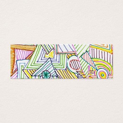 Customizable Unique Skinny Business Cards