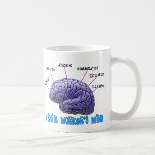 Unique Social Worker Gifts-A Social Worker's Mind Coffee Mug