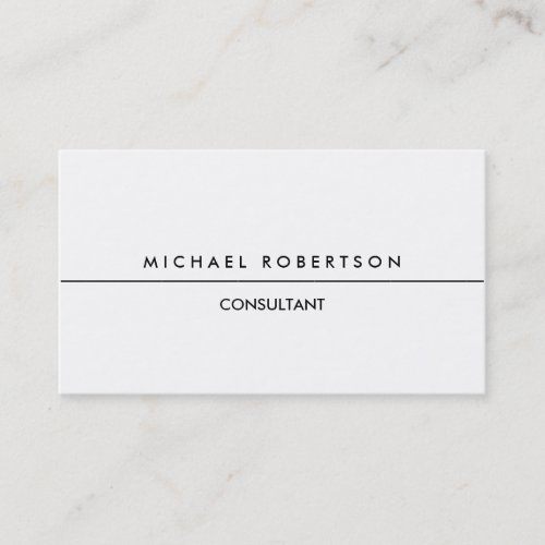 Unique Special Black White Clear Exclusive Business Card