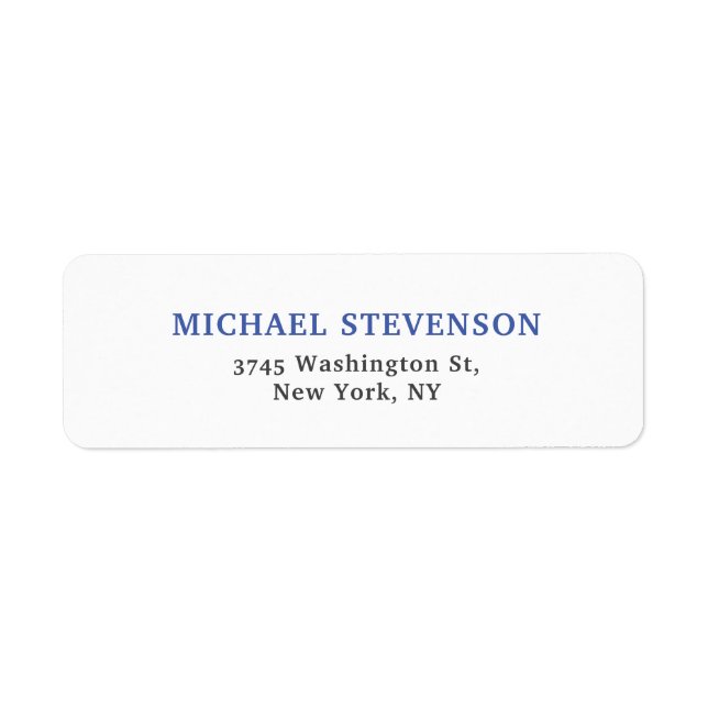 Unique Special Classical Blue White Label (Front)