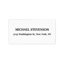 Unique Special Classical Return Address Label Unique Special Classical Return Address Label