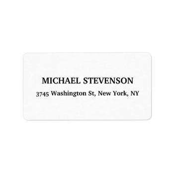 Unique Special Classical Return Address Label by made_in_atlantis at Zazzle